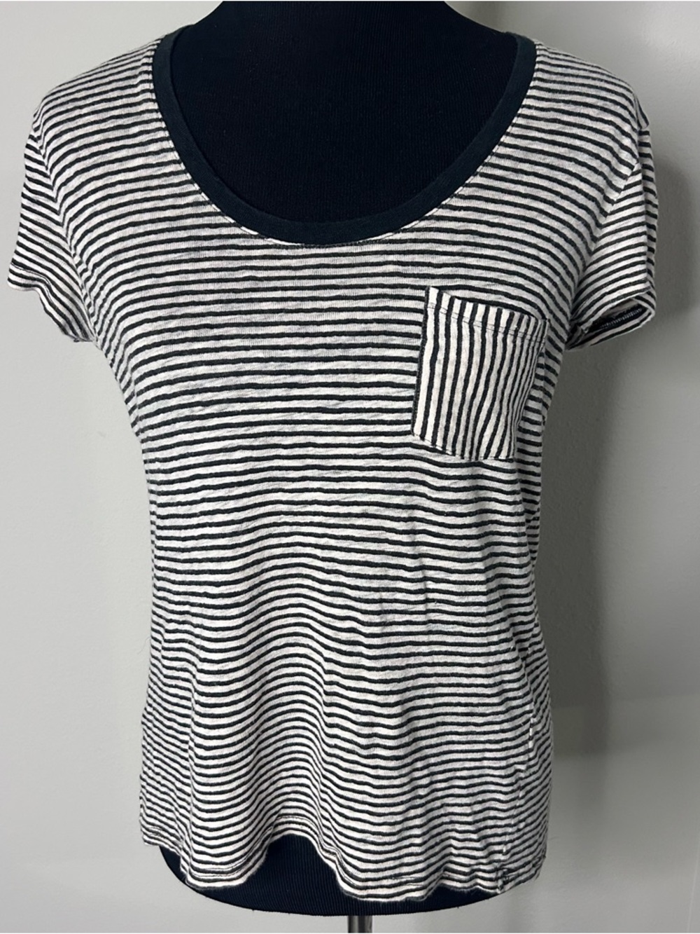 Madewell Linen Top Small Medium 100% Linen Blouse